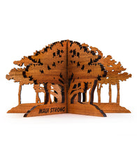 Koa 3D Lahaina Banyan Tree Table Top Display