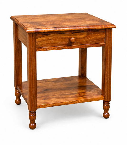 Mesita de noche Heritage con cajón y estante 