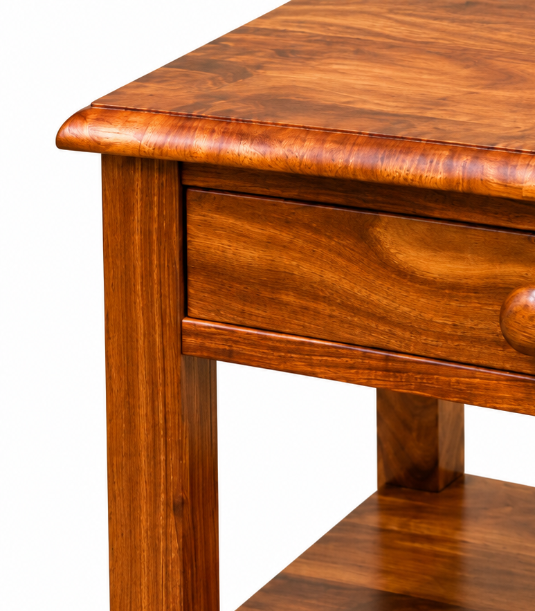 Mesita de noche Heritage con cajón y estante 