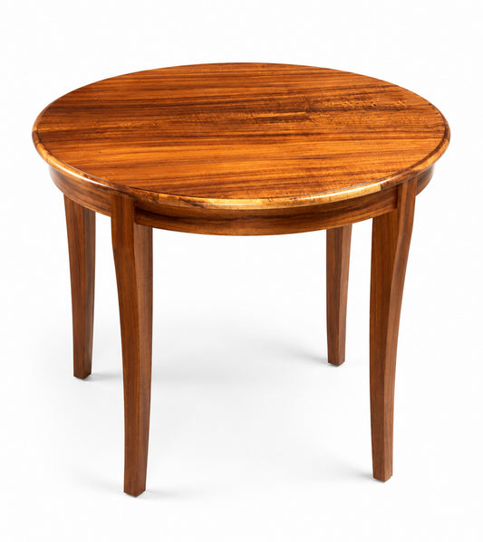 Mesa de comedor Moana redonda, 2 hojas de 45 cm