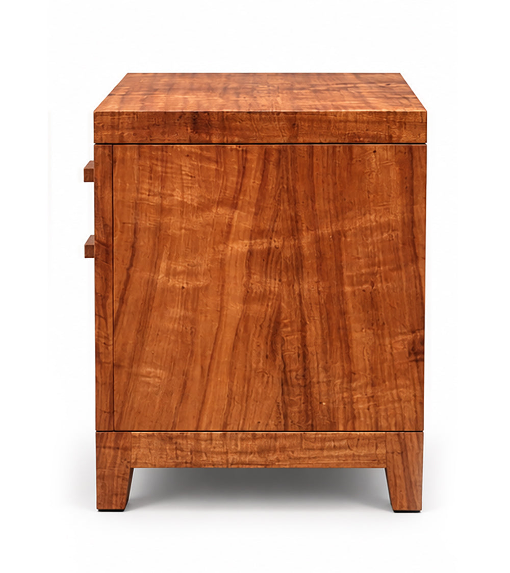 Moana Nightstand, 2 Drawers and Shelf