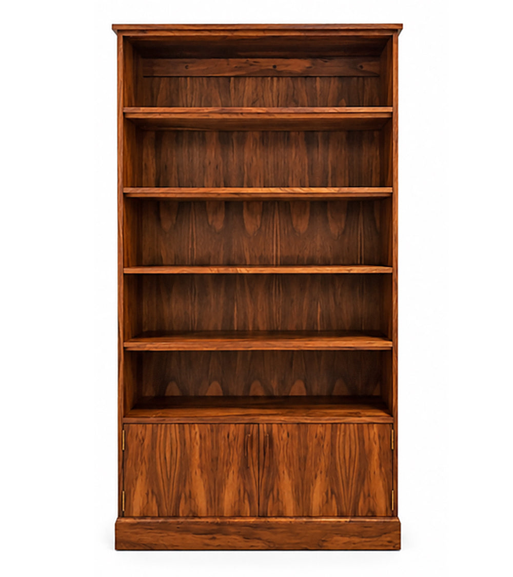Plantation Bookcase w/Bottom Double Doors