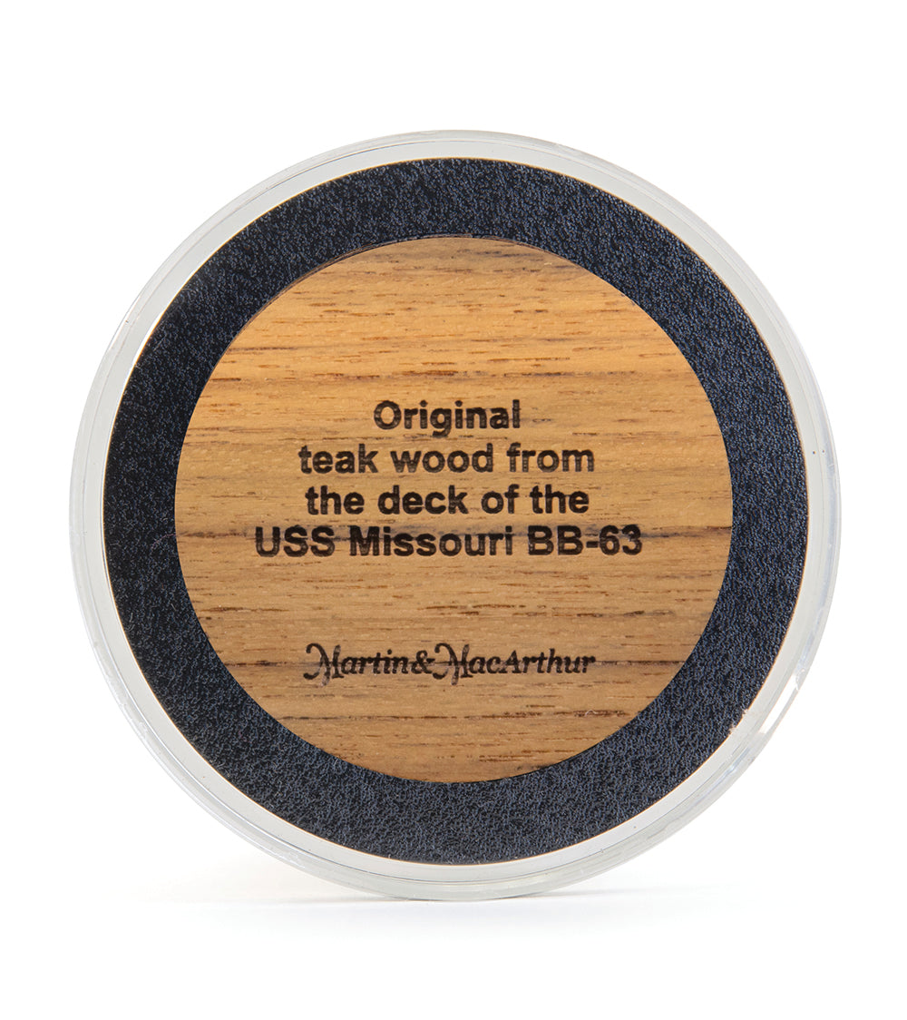 USS Missouri Teak Challenge Coin "Battleship Missouri"