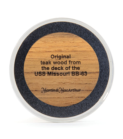 USS Missouri Teak Challenge Coin "Battleship Missouri"