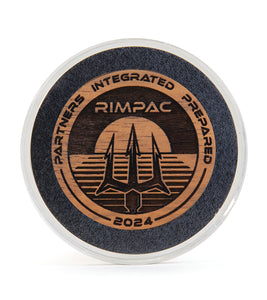 USS Missouri Teak Challenge Coin "RIMPAC 2024"