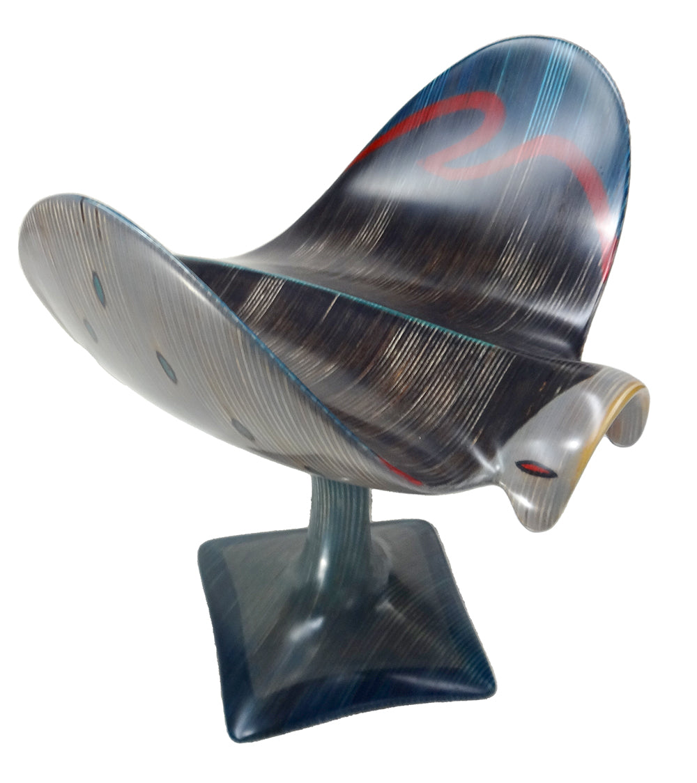 Escultura de madera "Manta" de Rock Cross