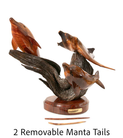 Wood Sculpture "Playmates" by Craig Nichols
