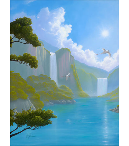 Pintura original: Paradise Cove de Michael Provenza