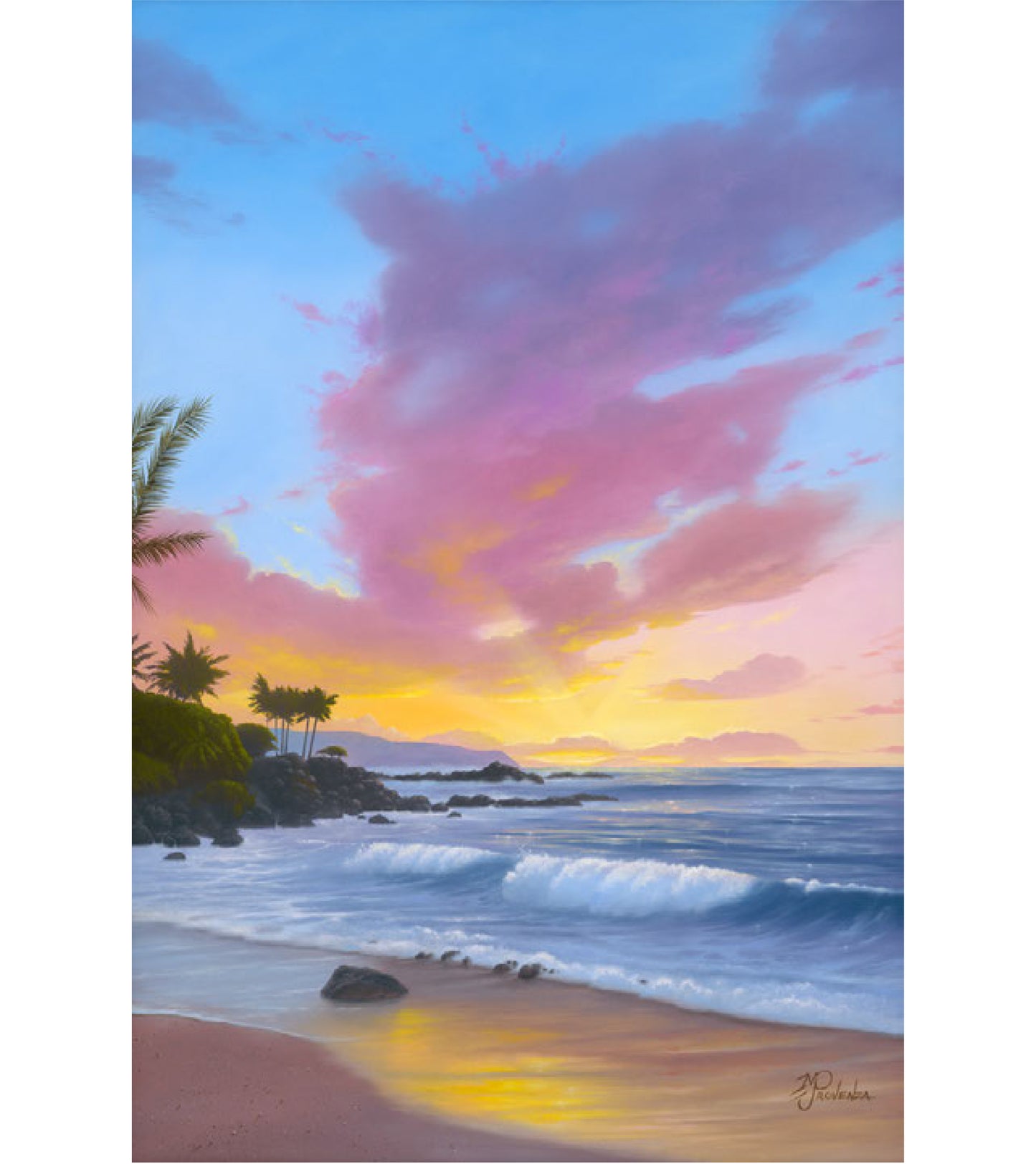 Pintura original: Costa tropical de Michael Provenza