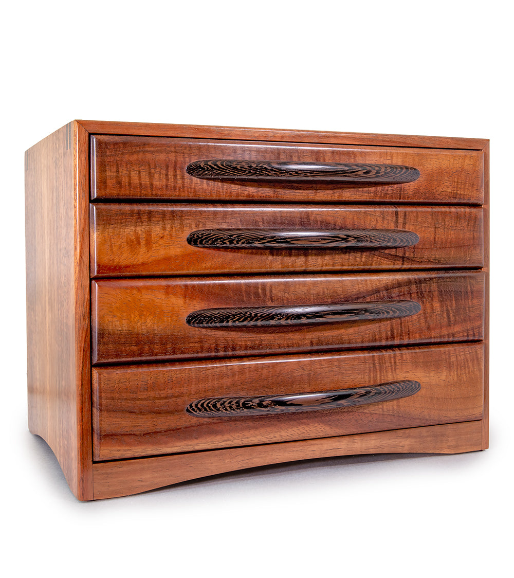 Solid Koa Bishop 4 Drawer