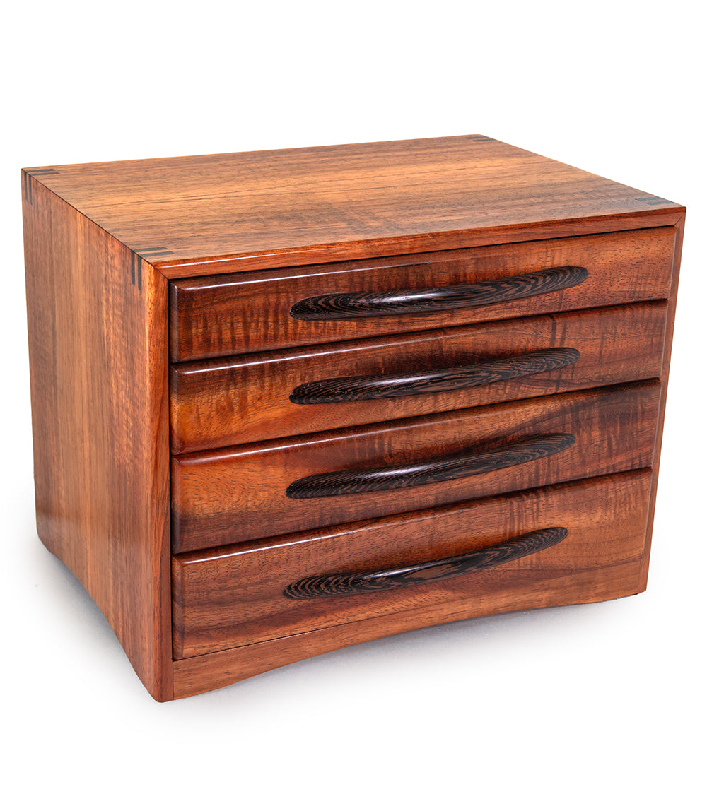Solid Koa Bishop 4 Drawer