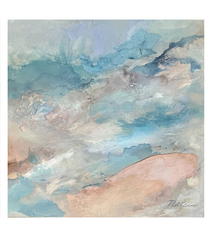 ナイア・ナカイ作「海の夢（二連画）」