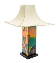 Red Ti Leaf Table Lamp by Tim Nguyen