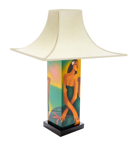 レッド Ti リーフ テーブルランプ by Tim Nguyen