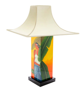 Picking Bananas II Table Lamp by Tim Nguyen
