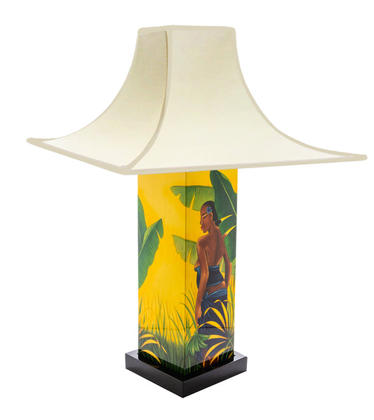 ティム・グエン作「グリーンバナナズ」テーブルランプ