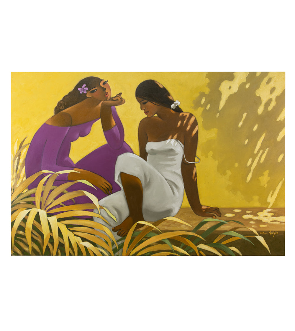 Pintura original: Historia de chicas de Tim Nguyen