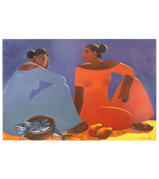 Pintura original: Atardecer de Tim Nguyen