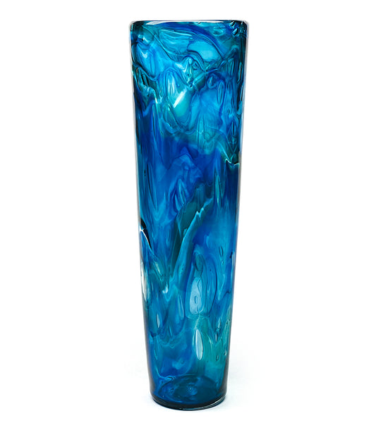 Glass Vessel "Ocean Current" by Jonathan Swanz