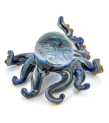 Escultura de vidrio "Pulpo grande" de Luke Olsen