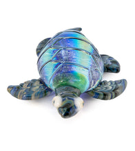 Glass Sculpture "Large Turtle" by Luke Olsen