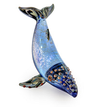 Glass Sculpture "Small Whale" by Luke Olsen