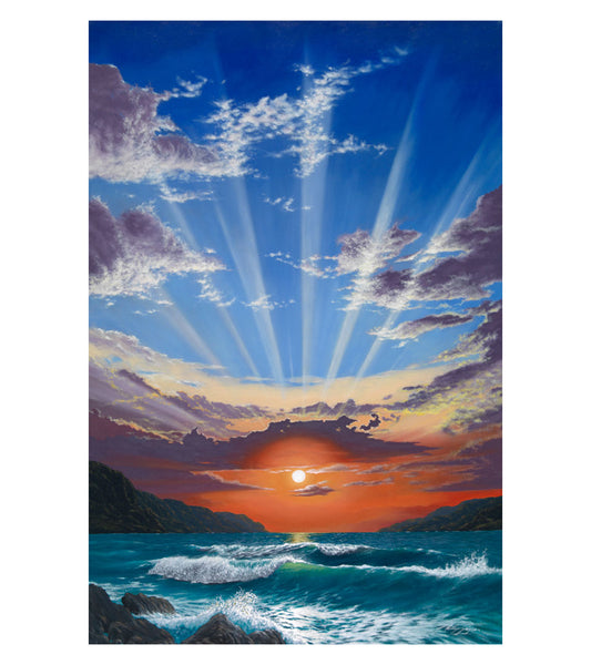 Limited Edition Giclee "Evening Kiss" by Philip Gagnon 24x32