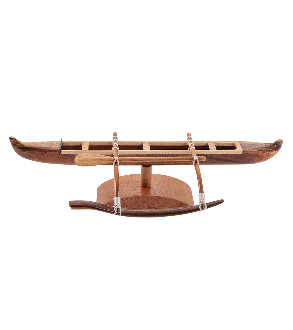 Koa 9”L Canoe “Mini Hawaiian Racing” by Francis Pimmel – Martin