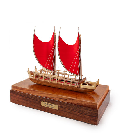 Koa 12”L Canoe “Hokulea”  by Francis Pimmel