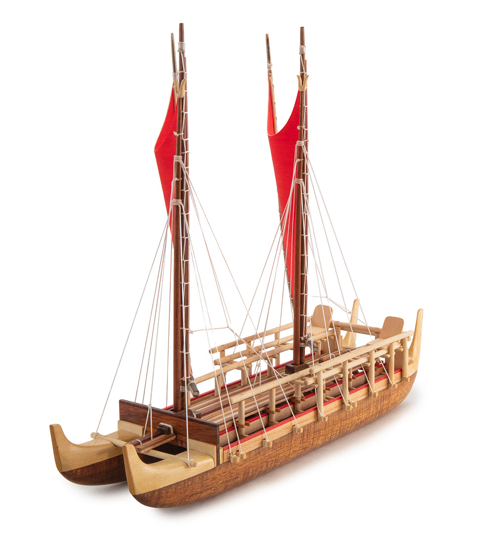 Koa 12”L Canoe “Hokulea”  by Francis Pimmel