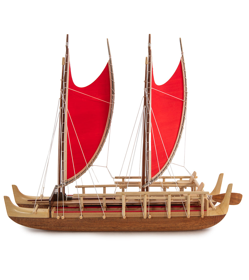 Koa 12”L Canoe “Hokulea”  by Francis Pimmel