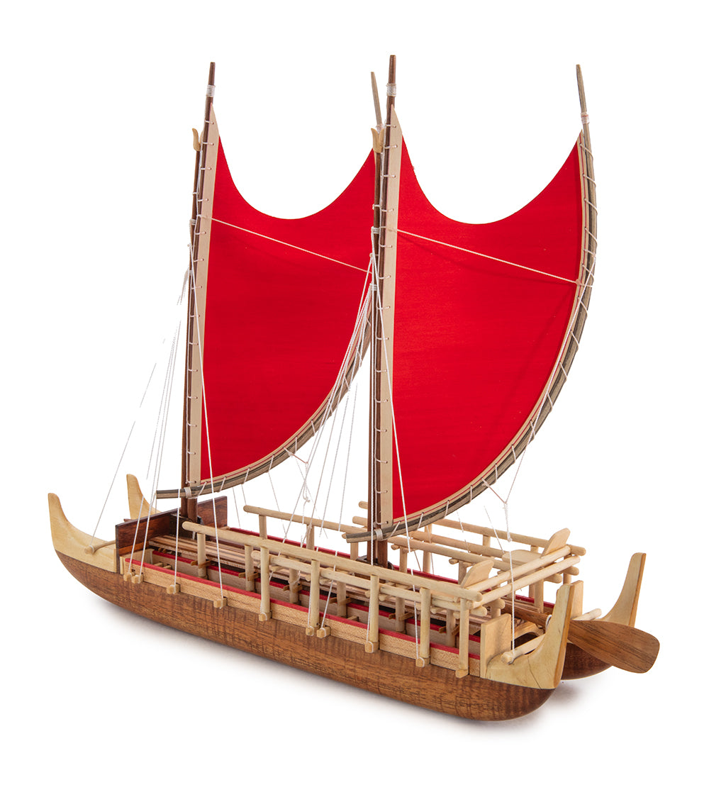 Koa 12”L Canoe “Hokulea”  by Francis Pimmel