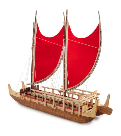 Koa 12”L Canoe “Hokulea”  by Francis Pimmel