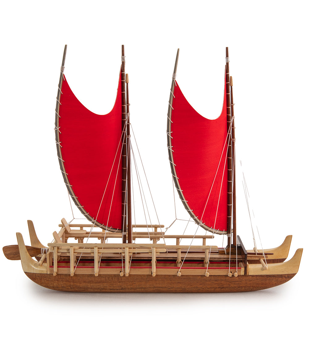 Koa 12”L Canoe “Hokulea”  by Francis Pimmel