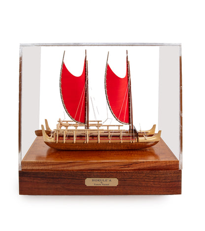 Koa 12”L Canoe “Hokulea”  by Francis Pimmel