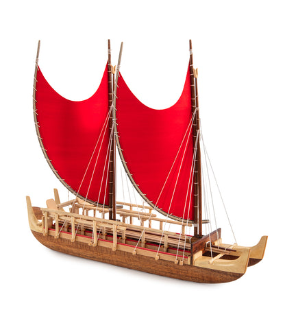 Koa 12”L Canoe “Hokulea”  by Francis Pimmel