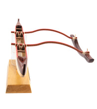 コア 20 インチ カヌー「マリアとタマリンドの船体」フランシス ピンメル作