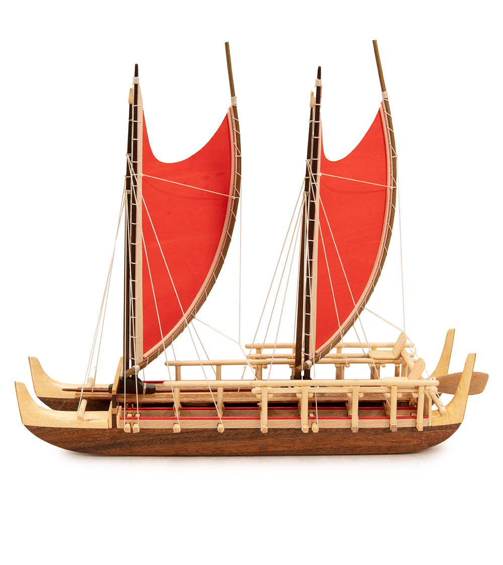 Canoa Koa 12”L “Hokulea” de Francis Pimmel