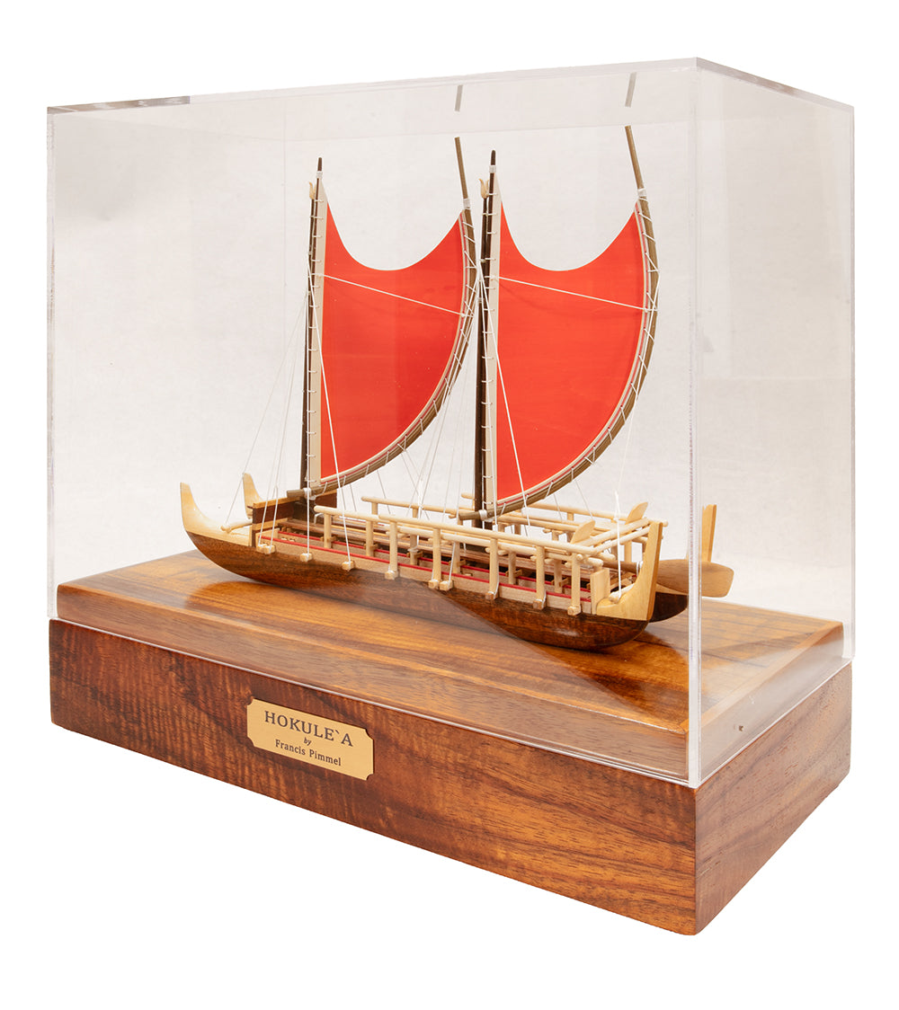 Canoa Koa 12”L “Hokulea” de Francis Pimmel