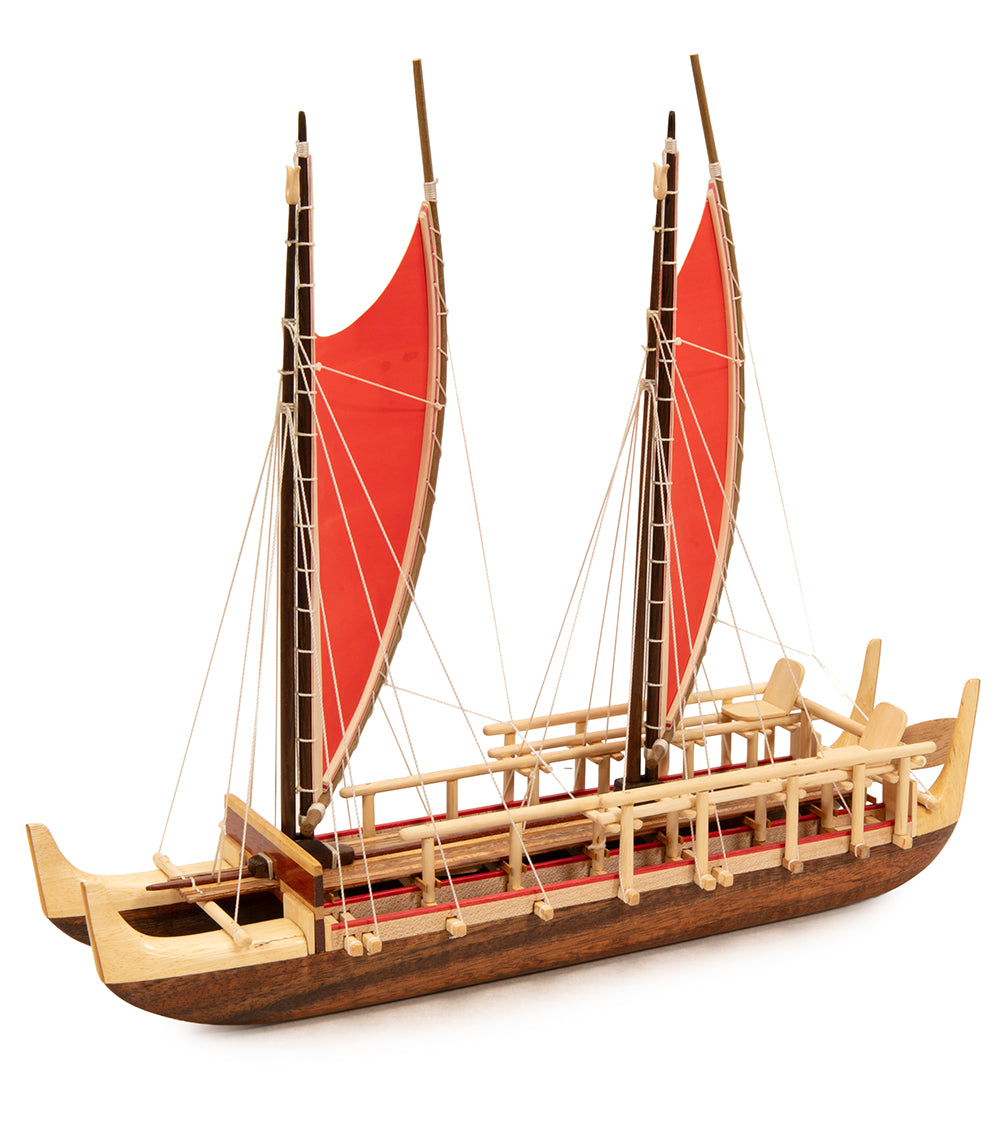 Canoa Koa 12”L “Hokulea” de Francis Pimmel