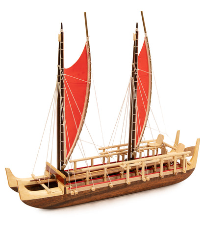 Canoa Koa 12”L “Hokulea” de Francis Pimmel