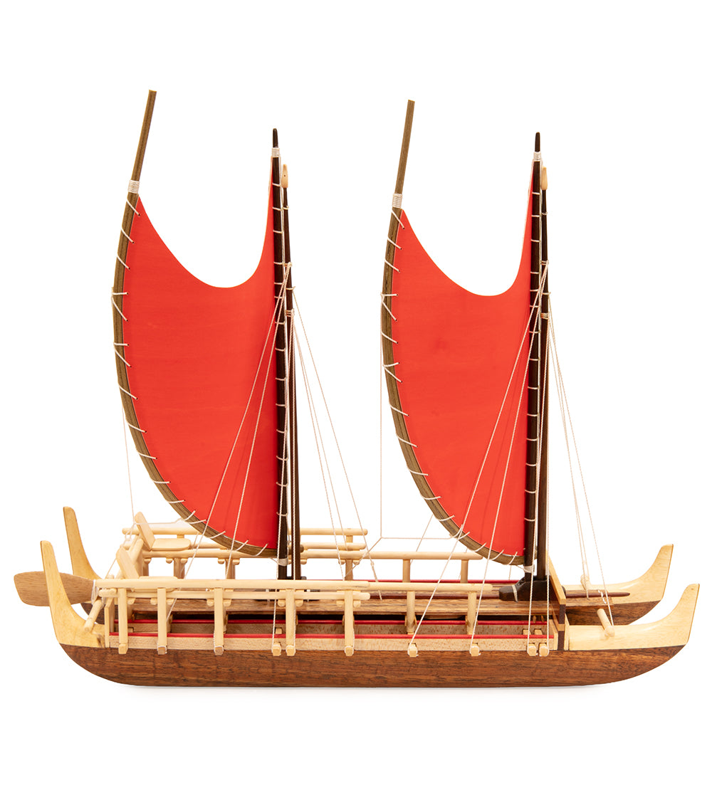 Canoa Koa 12”L “Hokulea” de Francis Pimmel