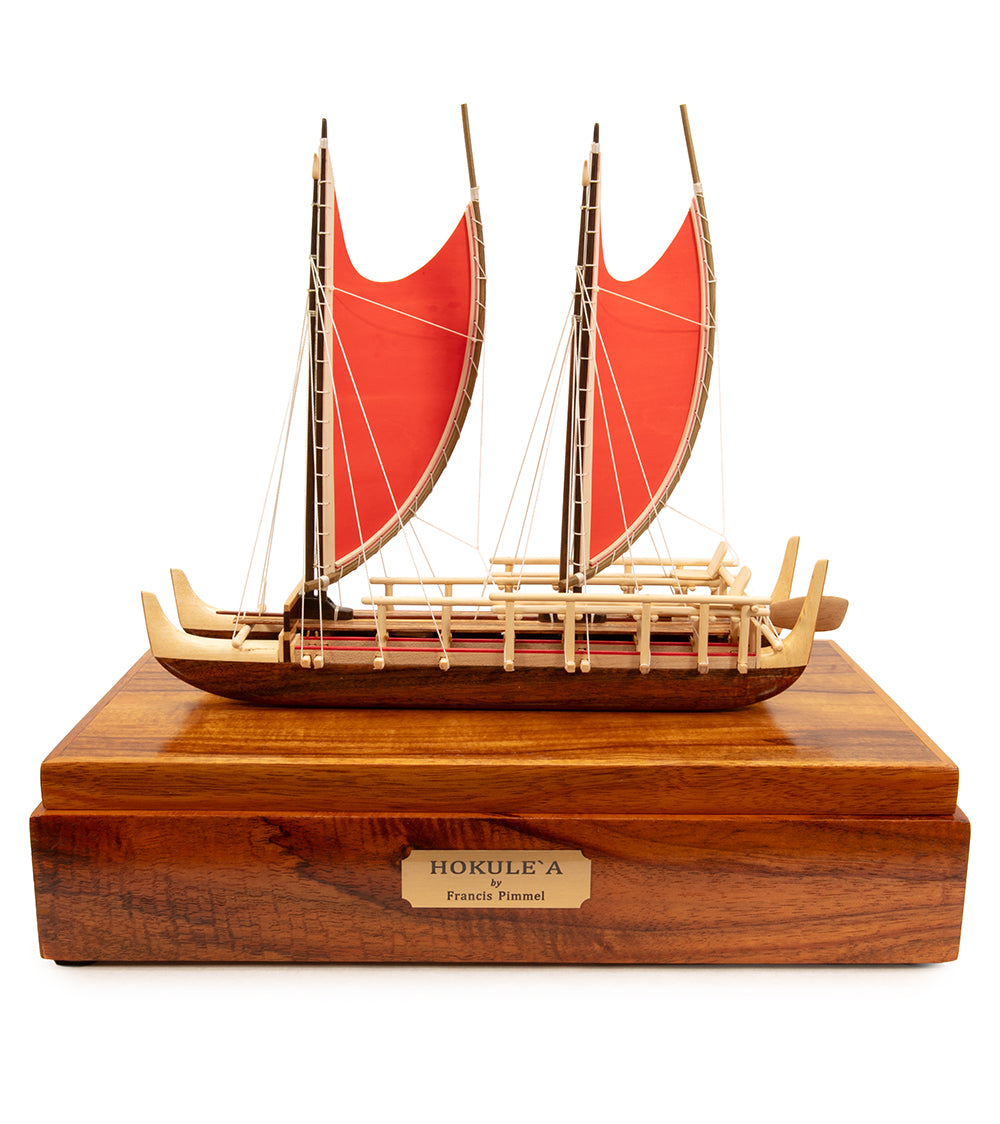 Canoa Koa 12”L “Hokulea” de Francis Pimmel