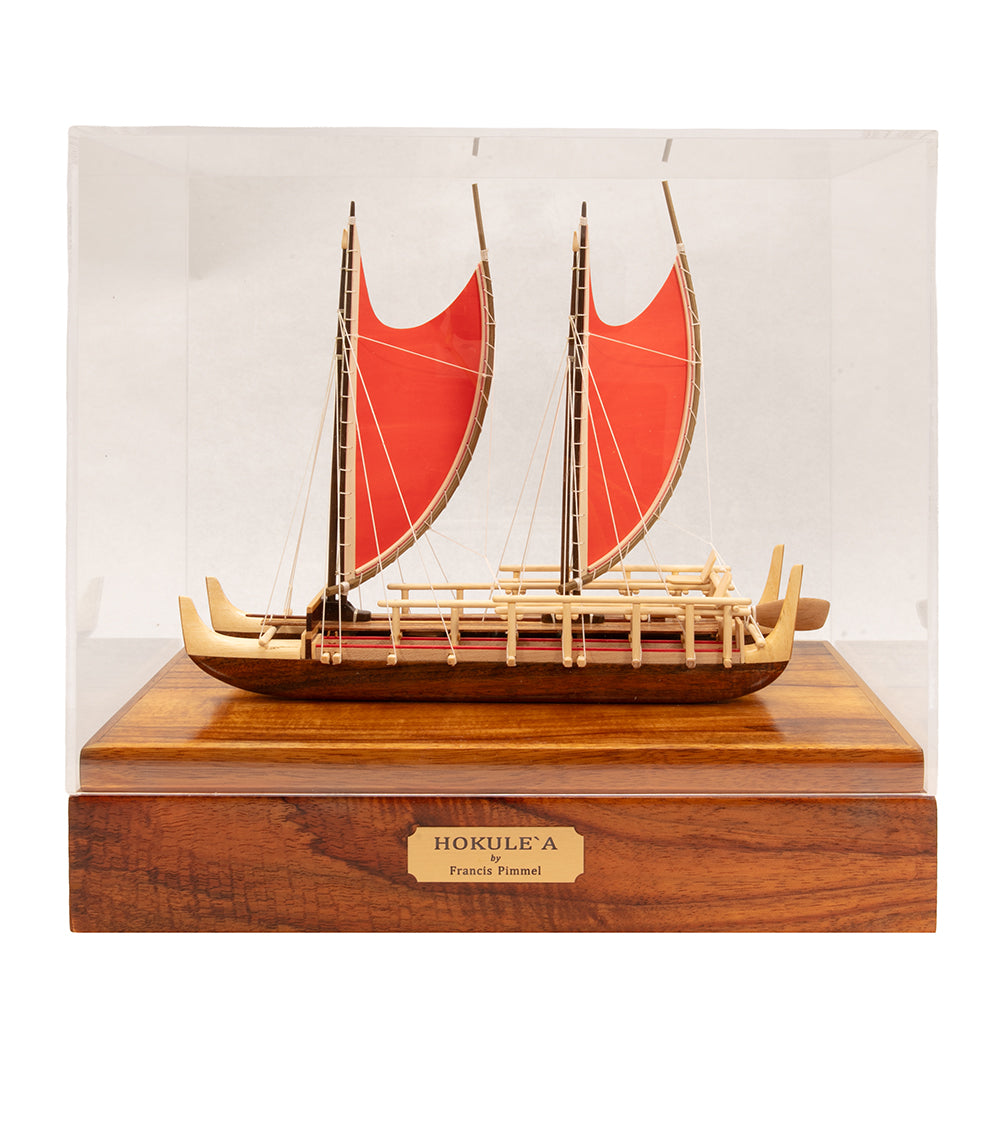 Canoa Koa 12”L “Hokulea” de Francis Pimmel