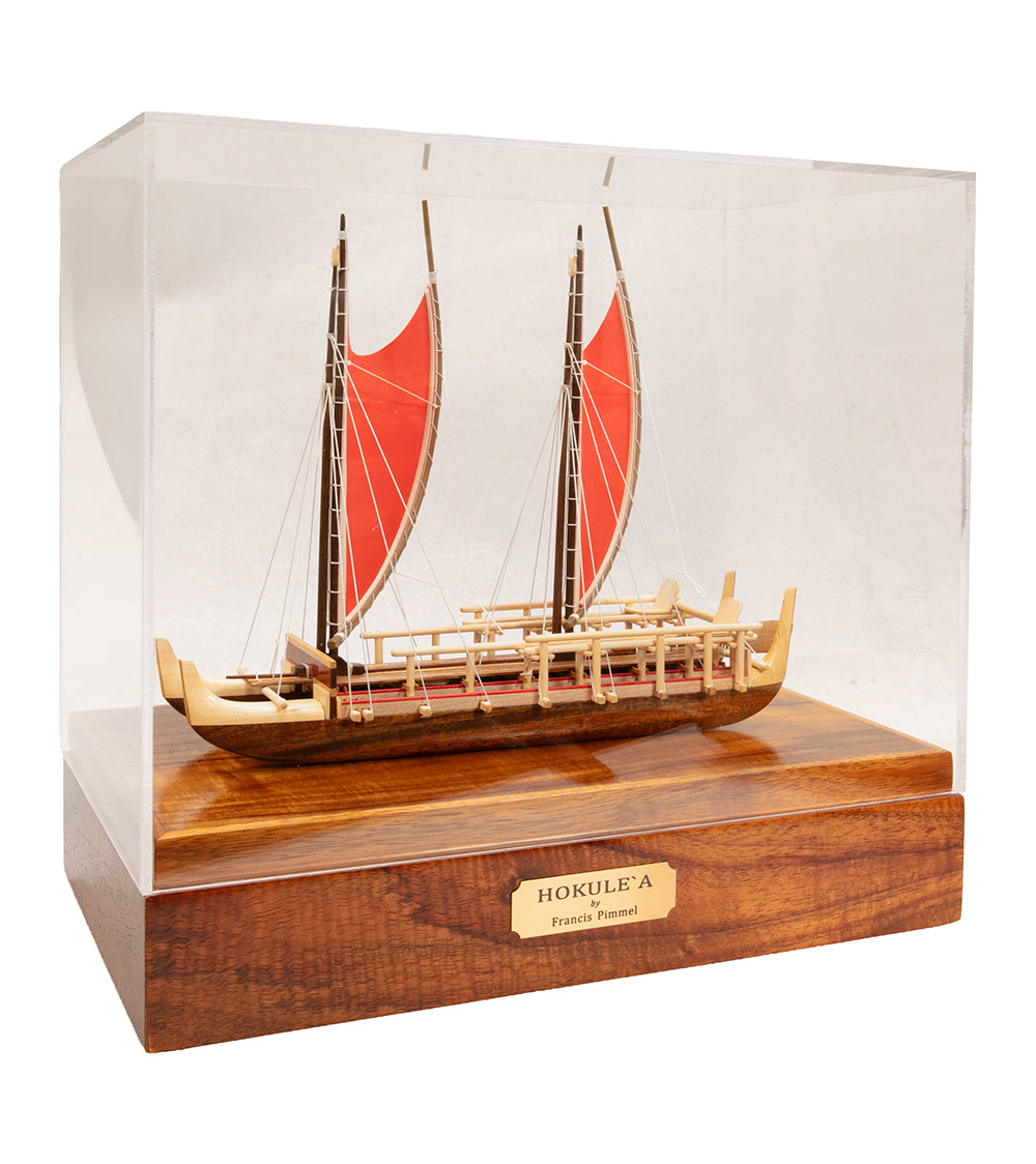 Canoa Koa 12”L “Hokulea” de Francis Pimmel