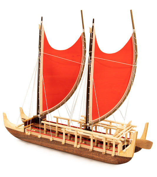 Canoa Koa 12”L “Hokulea” de Francis Pimmel