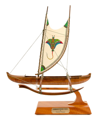Canoa Koa 18" "Opelu Honu" de Francis Pimmel