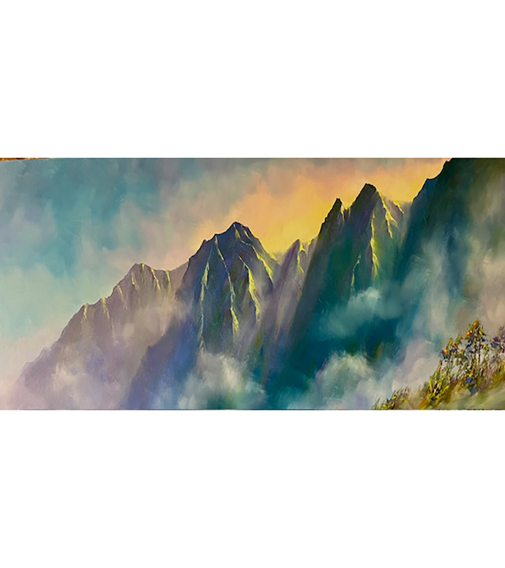 Original Painting "Pali Mist 2/2025" by Michael Powell