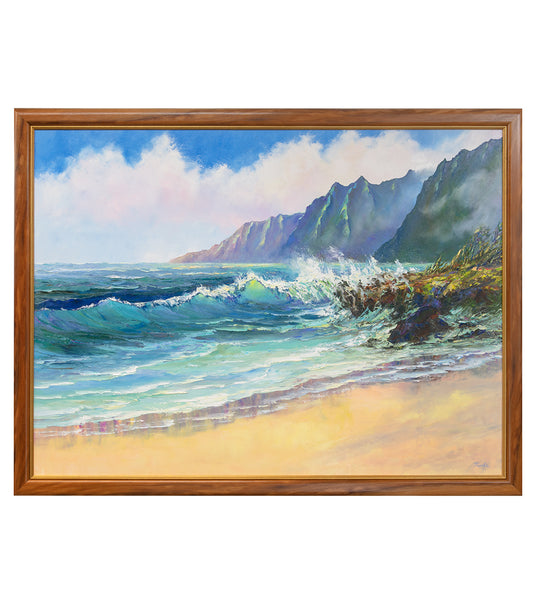 Original Painting "Ehu Kai Beautiful" by Michael Powell 48x36