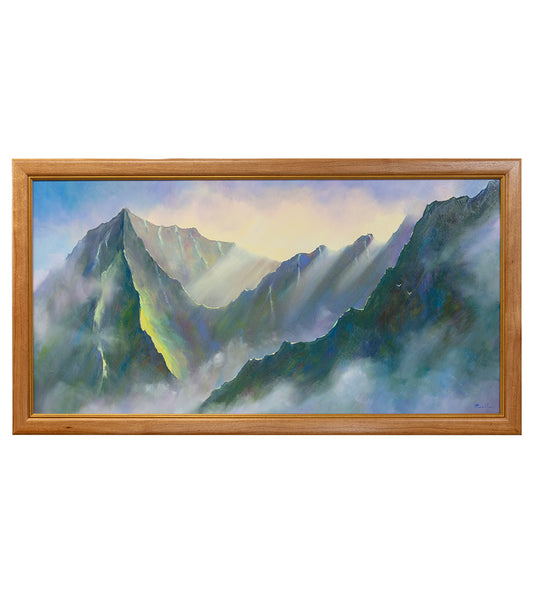 Pintura original: Luz de Pali de Barlovento 1/25 de Michael Powell 36x24
